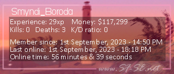 Player statistics userbar for Smyndi_Boroda