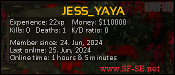 Player statistics userbar for JESS_YAYA