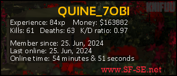 Player statistics userbar for QUINE_7OBI