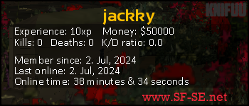 Player statistics userbar for jackky