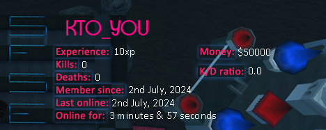 Player statistics userbar for KTO_YOU