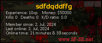 Player statistics userbar for sdfdqddffg