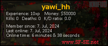 Player statistics userbar for yawi_hh