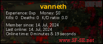 Player statistics userbar for vanneth