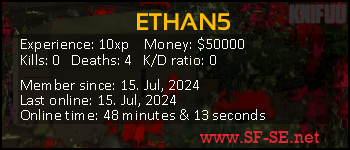 Player statistics userbar for ETHAN5