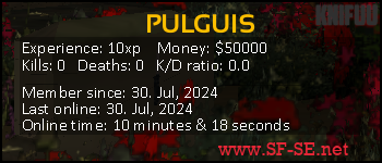 Player statistics userbar for PULGUIS