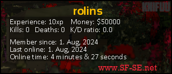 Player statistics userbar for rolins