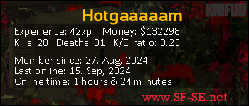 Player statistics userbar for Hotgaaaaam