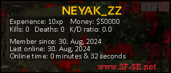 Player statistics userbar for NEYAK_ZZ