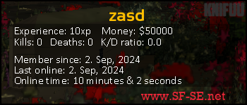 Player statistics userbar for zasd