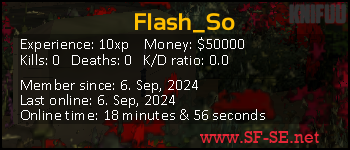 Player statistics userbar for Flash_So