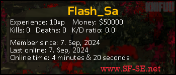 Player statistics userbar for Flash_Sa