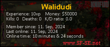 Player statistics userbar for Walidudi