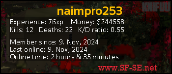 Player statistics userbar for naimpro253