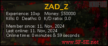 Player statistics userbar for ZAD_Z