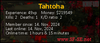 Player statistics userbar for Tahtoha