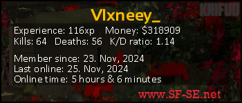 Player statistics userbar for Vlxneey_