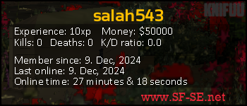 Player statistics userbar for salah543